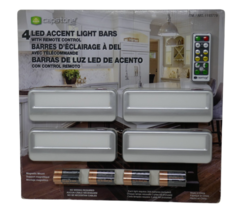 Capstone 4 LED Accent Light Bars with Remote Control Timer 1193779 SEALED - $28.99