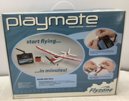 New Flyzone Micro Playmate RTF Radio Controlled Model Airplane Red/White - $65.44