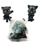 McDonald&#39;s Happy Meal Toys Talking Tom Cats 2016 Black and Green Lot of 3 - $9.95