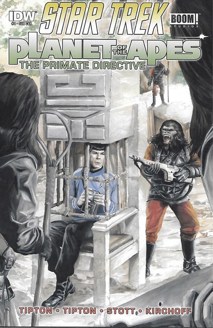 Star Trek Planet of the Apes Comic Book #4 S Primate Directive IDW 2015 UNREAD - $4.99