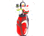 Hallmark Keepsake Ornament Ho-Ho-Ho In One Golf Bag &amp; Clubs 2010 - $9.99