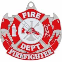 Fire Fighters America&#39;s Heroes Enamel Keychain - $12.79