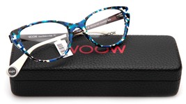 New Woow Night Call 3 Col 6520 Blue White Eyeglasses Frame 51-16-143mm B38 - £134.85 GBP