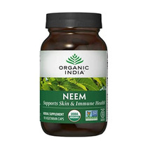Organic India Neem 60 Capsules | Blood Purifier Ayurvedic Capsule | Unisex - £23.00 GBP