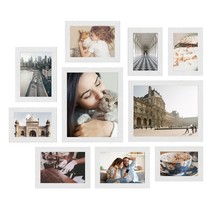 Picture Frames, 10 Pack Collage Picture Frames With Two 8X10, Four 5X7, Four 4X6 - £49.32 GBP