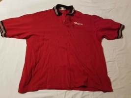 Raybestos The Best in Brakes Black polo vintage Short Sleeve XL stains red - $9.94