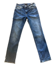 Mavi Jeans Womens 26x32 28x32 Blue Kendra Straight Leg Soft Denim Stretch Dark - £22.48 GBP