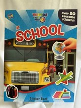 Phidal Things You See At School Soft Cover Sticker Book  - £7.61 GBP