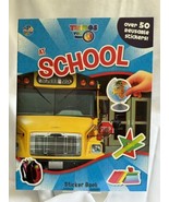 Phidal Things You See At School Soft Cover Sticker Book  - $9.48