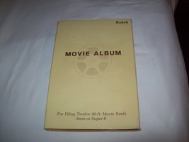 Vintage Kodak Movie Album For Filing Twelve 50 ft Movie Reels - 8mm or S... - $14.84