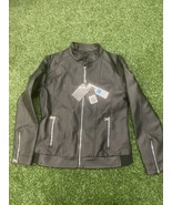 Italy Vegan Jacket F Collections Womens NWT Size Small Ferrari Inspired ... - $63.36