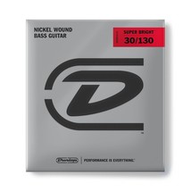 Dunlop Super Bright Bass Strings, Nickel Wound, Medium.030-.130, 6 Strin... - $45.99