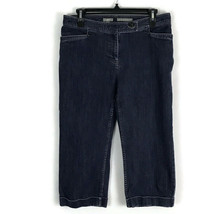 J Jill Womens Jeans Size 8 Genuine Fit Cuffed Croped Below Waist Stretch Norm - £15.26 GBP