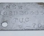 Vintage 1970 Pacific Fruit Express Train Car Freight Car Tag - £8.50 GBP