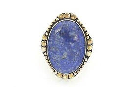 Sterling Silver Lapis Solitaire Ring 12.1g Size 9.75 - $122.50
