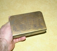 Thornton &amp; Minor Hospital Brass Desk Paper Weight Envelope Holder Kansas City Mo - $27.40