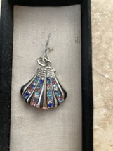 Shell Pendant Multicolored Approximately One Inch - £19.80 GBP