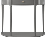 Aurora Half-Moon Console Table By Ameriwood Home In Gray. - $143.97