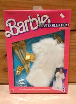 Barbie Private Collection Fashion White  Faux Fur Coat 4509 &amp; Accessories - €34,30 EUR