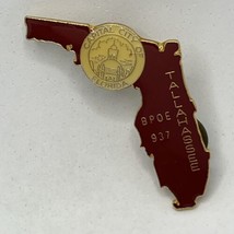 Tallahassee Florida Elks Lodge 937 Benevolent Protective Order Enamel Ha... - $7.95