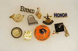 Modern Costume Jewelry Mixed Lot School Band Choir Music Speech Scholast... - $14.84