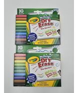 Crayola Washable Dry Erase Slim Markers 10 Washable Markers Per Box - Lo... - $14.84