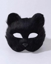 Black Fox Masquerade - Animal Cosplay - Fox Mask - Furry - £17.03 GBP