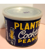 Vintage Planters Cocktail Peanuts Empty Tin 6oz  Original Mr Peanut Lid ... - £11.89 GBP