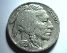 1935 Buffalo Nickel Double Die Reverse FS-801 Fine /VERY Fine F/VF Nice Original - £87.92 GBP