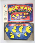 Vintage MB Pac Man Puzzles Game 1982 Milton Bradley Complete U208 - £13.57 GBP