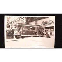 RPPC Cable Car Trolley San Francisco CA, Owl Drug Store Vintage Photo Po... - £3.89 GBP