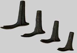 Antique Vtg Cast Iron Cobbler Shoe Forms Family 91 92 93 94 Man Women Ch... - $38.92
