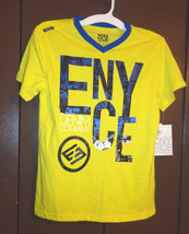 Enyce Boys T-Shirt Yellow Blue Size Large 14-16 NWT - £10.96 GBP