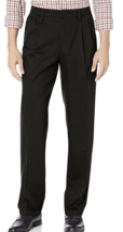 Dockers Men&#39;s BLACK Classic Fit Signature Khaki Lux Cotton Stretch Pants 34x38 - £24.27 GBP