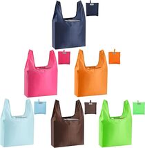 Large Reusable Bags Shopping Washable Foldable 6 Pack W14.7&quot;*H13.8&quot;*D3.3&quot; - €14,61 EUR