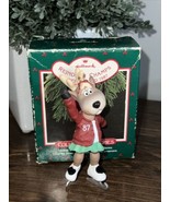 1987 HALLMARK REINDEER CHAMPS SERIES DANCER KEEPSAKE ORNAMENT WITH BOX - $5.37 CAD