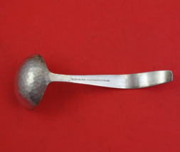 Swedish Modern by Allan Adler Sterling Silver Sauce Ladle Heavy Hammered 6 1/4&quot; - £162.76 GBP