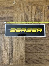 Auto Decal Sticker Berger - $8.79