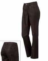 Jennifer Lopez JLo Black Coffee Coated Skinny Pants Jeans Size 2 - £31.87 GBP