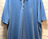 Tommy Bahama men&#39;s polo shirt XXXL heathered blue modal blend - $19.79