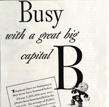 Bell Telephone Systems Busy WW2 Era 1942 Advertisement Communication DWKK12 - £15.97 GBP