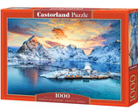 1000 Piece Jigsaw Puzzle, Sunrise on Sakrisøy, Lofoten, Norway, Majestic - $25.53