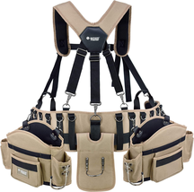 Professional Tool Belt -  (Comfort Rig Tan &amp; Black) - £55.32 GBP