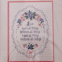 Brand New Dimensions Counted Cross Stitch Kit 3581 Love Endures 9 x 12 S... - £11.52 GBP
