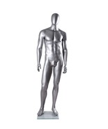 Silver Male Mannequin Matte - $3,781.71 MXN
