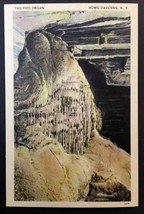 New York Ny Howe Caverns The Pipe Organ Linen Pc Old Vintage Card View - $3.00