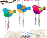 Gift for Kids 3D Bird Wind Chime Craft Kit 8 Pack for Kids Make You Own ... - £19.45 GBP