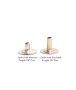 Snap Eyelets w/ 3/8&quot; Extended Length Post for Thicker Fabric - 100 Piece... - $522.63 MXN