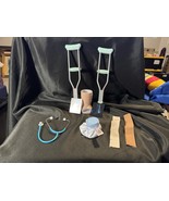 Doll Medical Set 9 Piece American Girl Our Generation Accessories Crutch... - $22.84 CAD