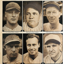1966 Seagram&#39;s Scotch Advertisement MLB All Stars Babe Ruth Lou Gehrig D... - $468.48 MXN